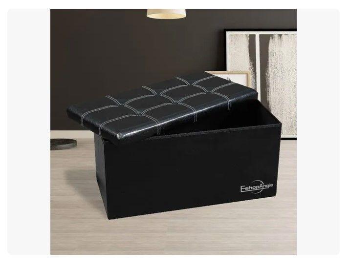 Banqueta Baul Puff Baul Organizador Puff Sillon 76x38cm-1