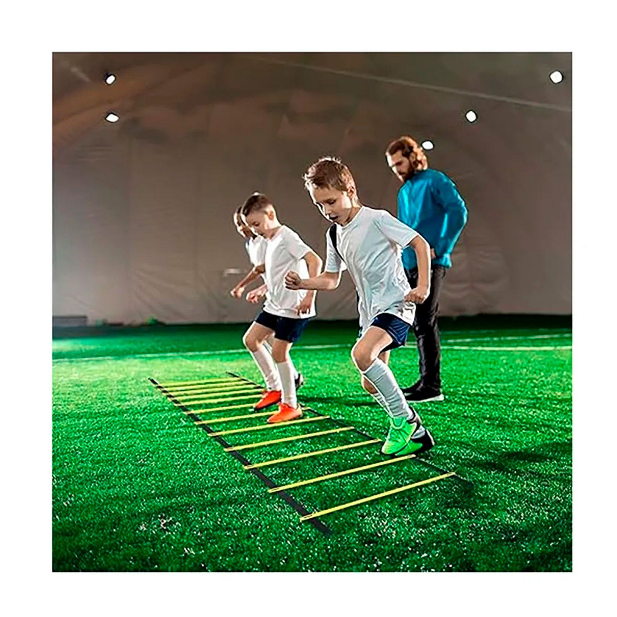 Kit Entrenamiento Agilidad Futbol Escalera Conos Cuerda-7