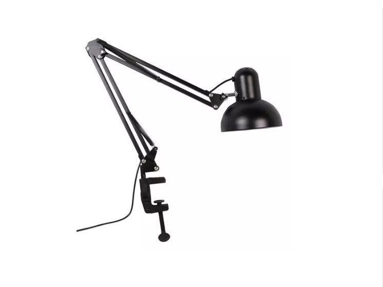 Lámpara Brazo Flexible Escritorio Estudio Base De Mesa Clip-6