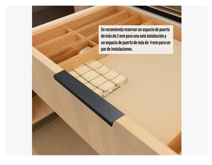 Tiradores Manilla Negro, Tirador Mueble Puerta 15cm 10 Unid-4