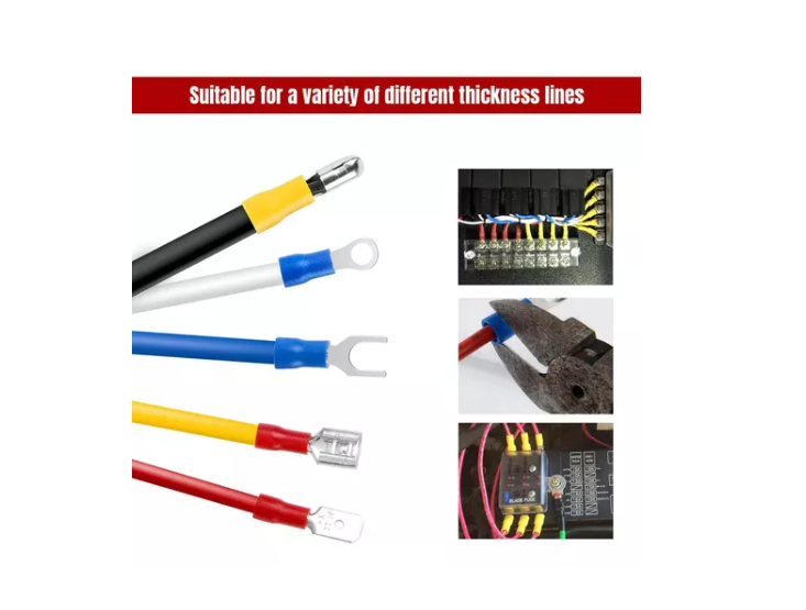 Kit Terminales Conector De Cable Eléctrico Aislado-5