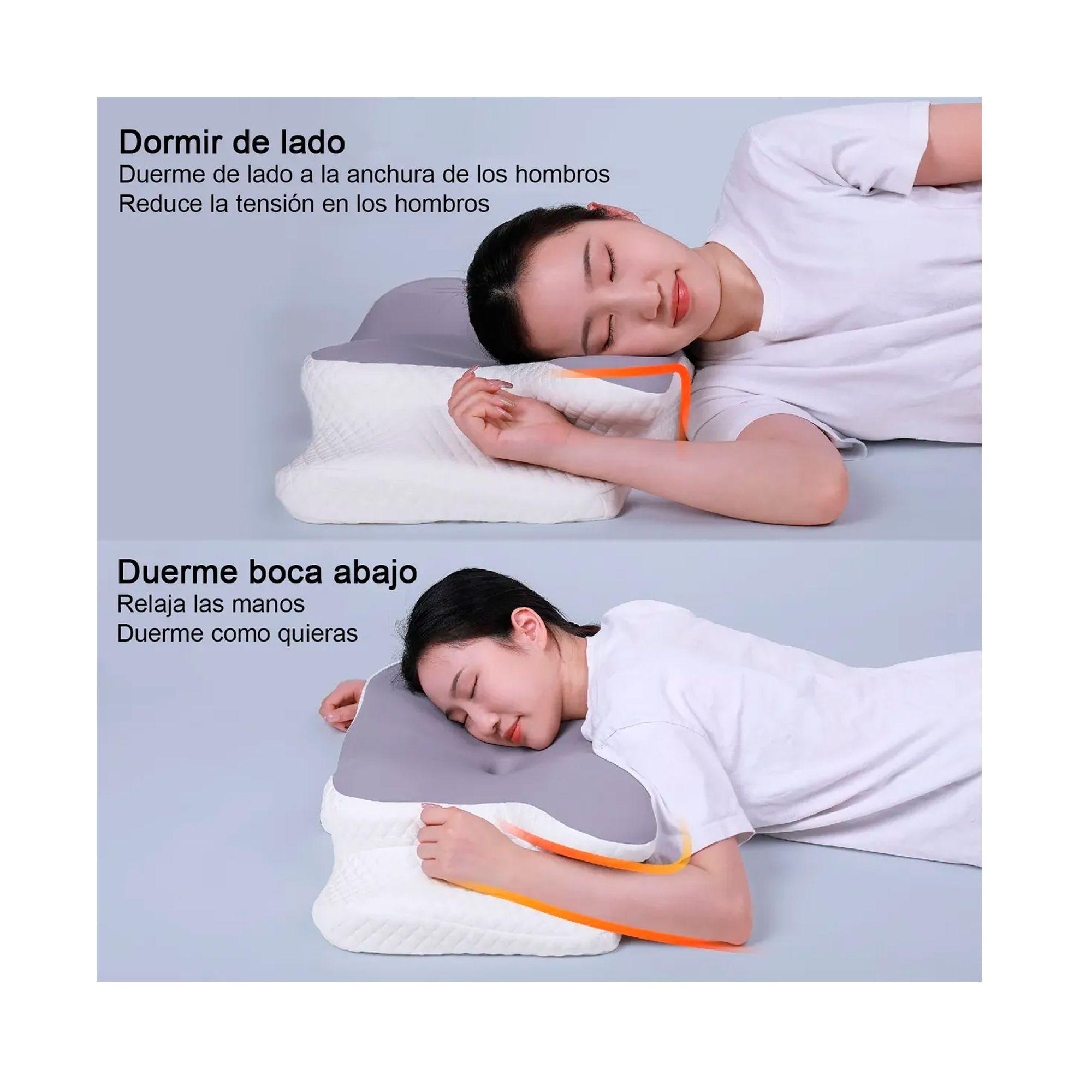 Almohada Viscoelástica Ergonómica Ortopédica Para Cuello-6