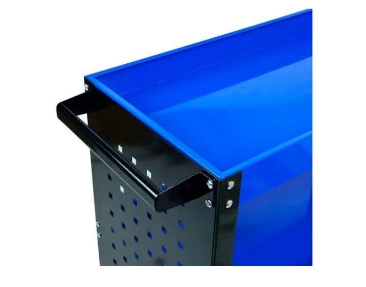 Carro Porta Herramientas 3 Niveles Con Organizador Lateral-2