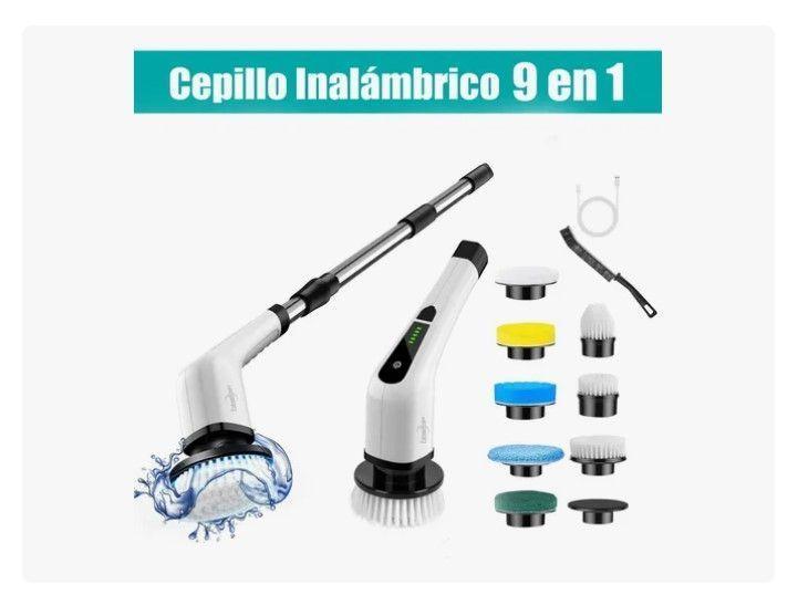 Cepillo Limpieza Eléctrico Inalámbrico Para Hogar 9 En 1-1