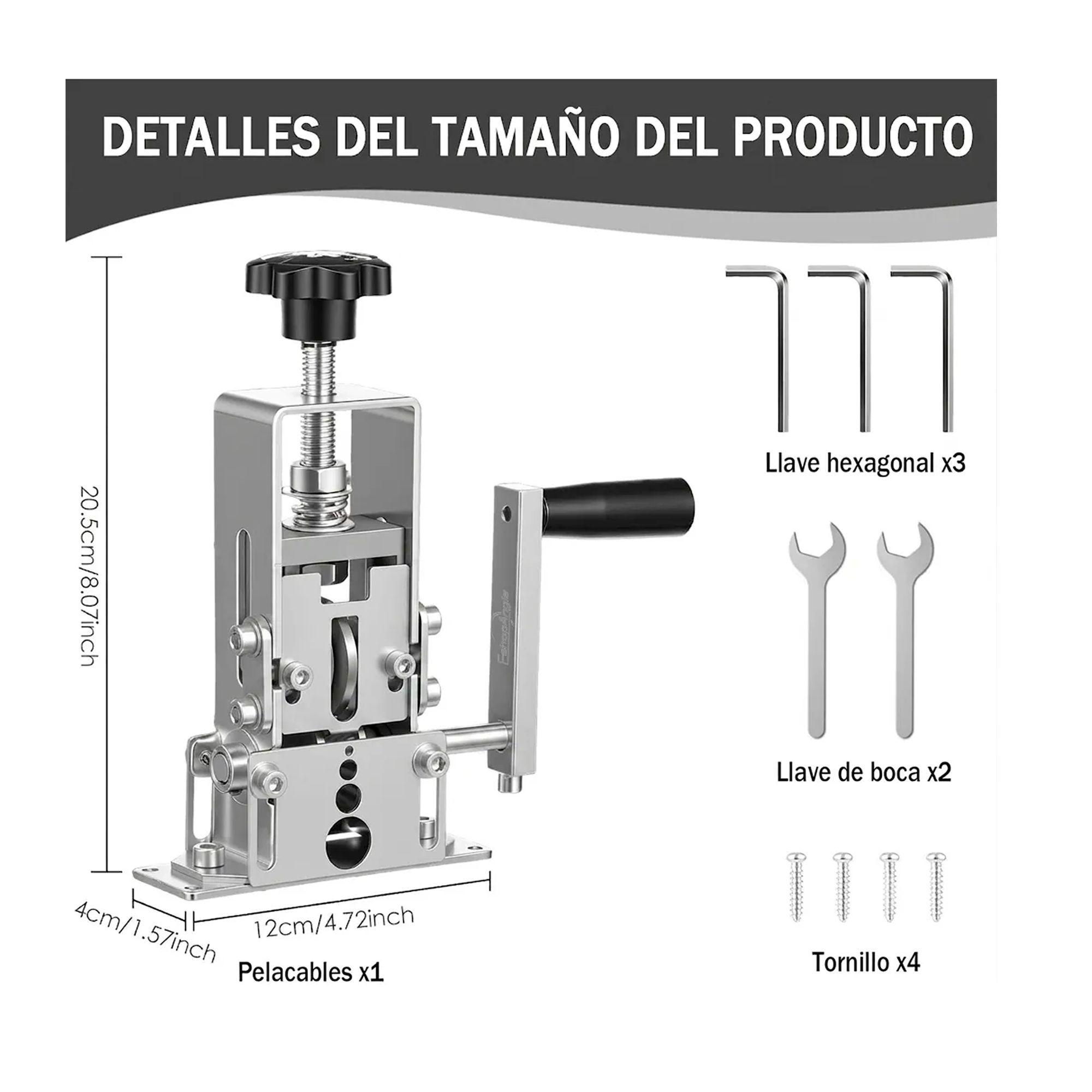 Pelacables Manual Y Para Taladro Maquina Pelador De Cables-7