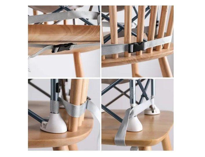 Silla Comedor Portátil Silla Bebes Niños Asiento Plegable-5