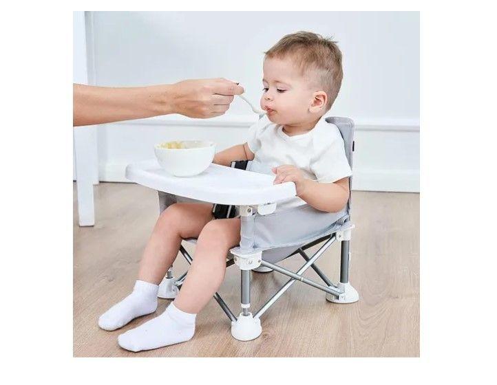 Silla Comedor Portátil Silla Bebes Niños Asiento Plegable-7