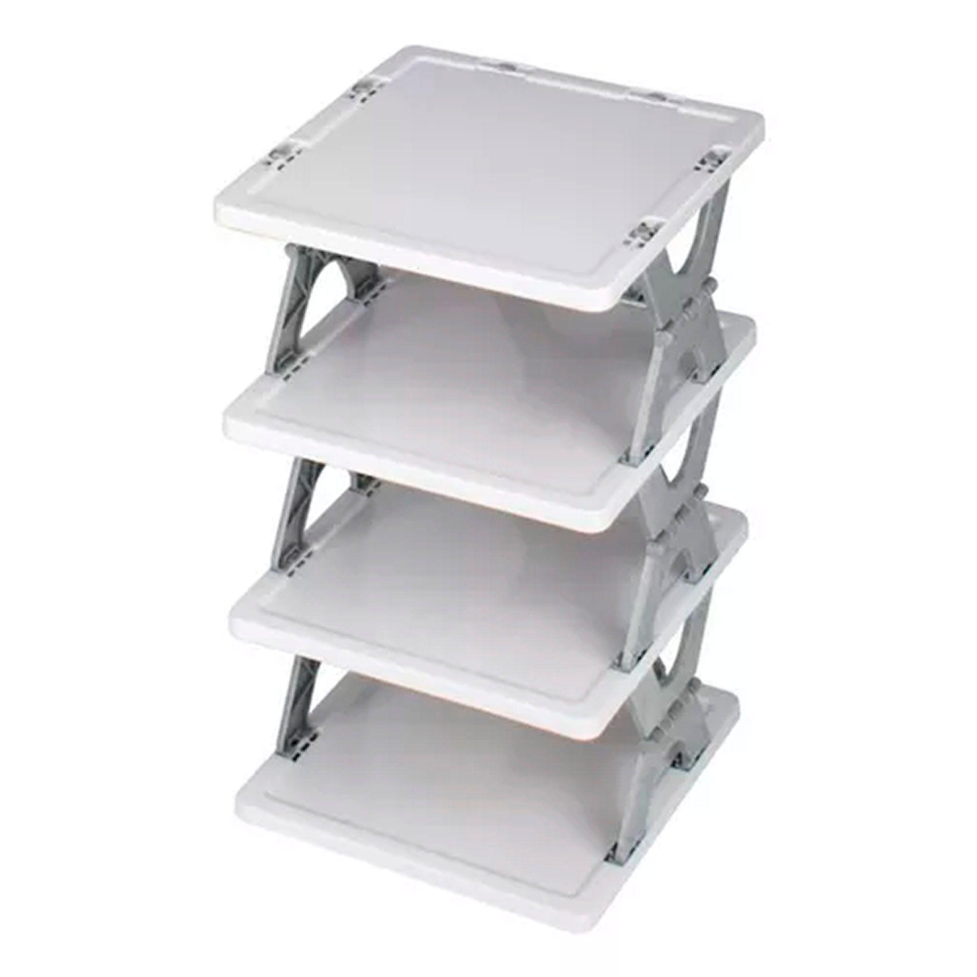 Organizador De Armario Zapatero Plegable 4 Niveles-0