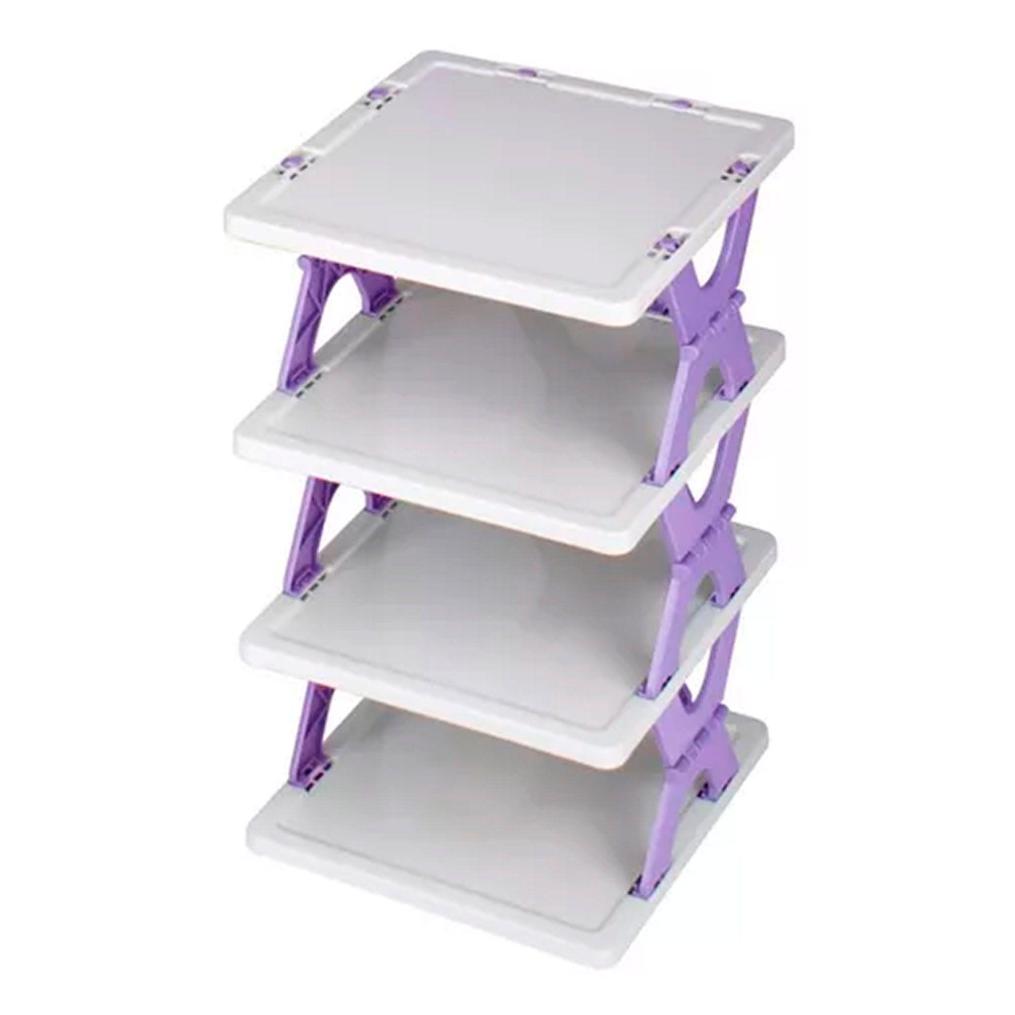 Organizador De Armario Zapatero Plegable 4 Niveles-0