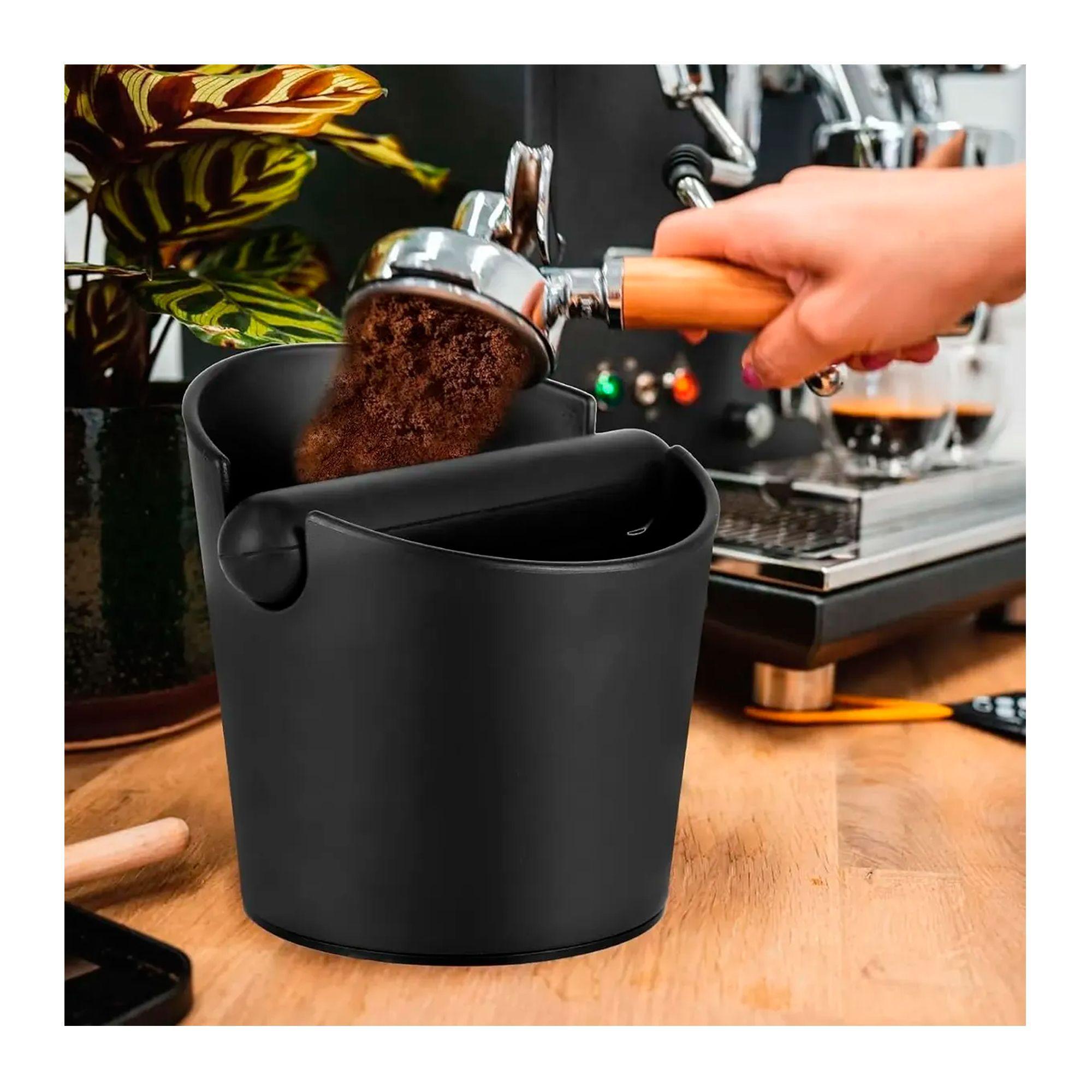 Knock Box Deposito Borra De Cafe Barista Recipiente Cafetera-6