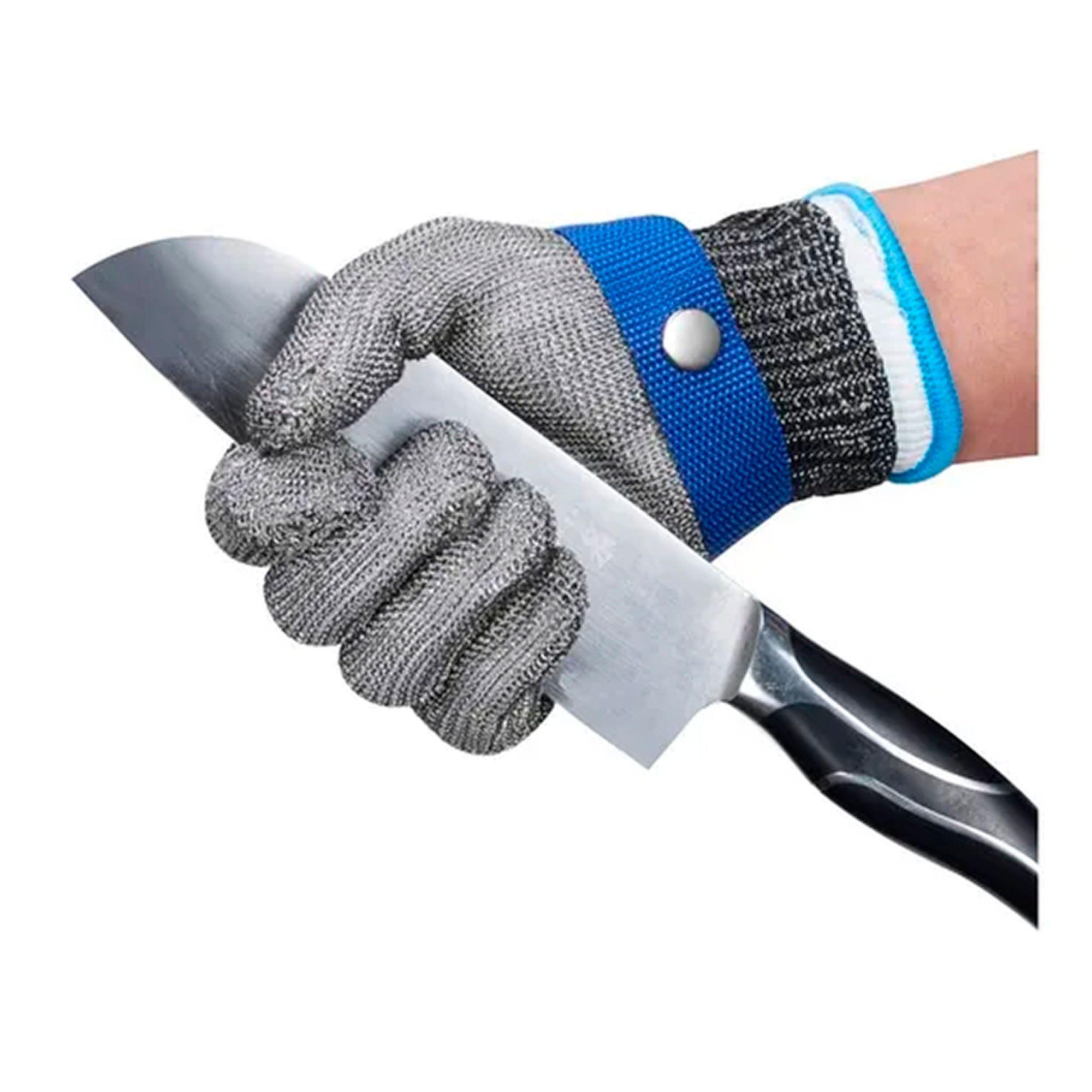 Guante Anticorte Carnicero Resistente De Acero Inoxidable-0