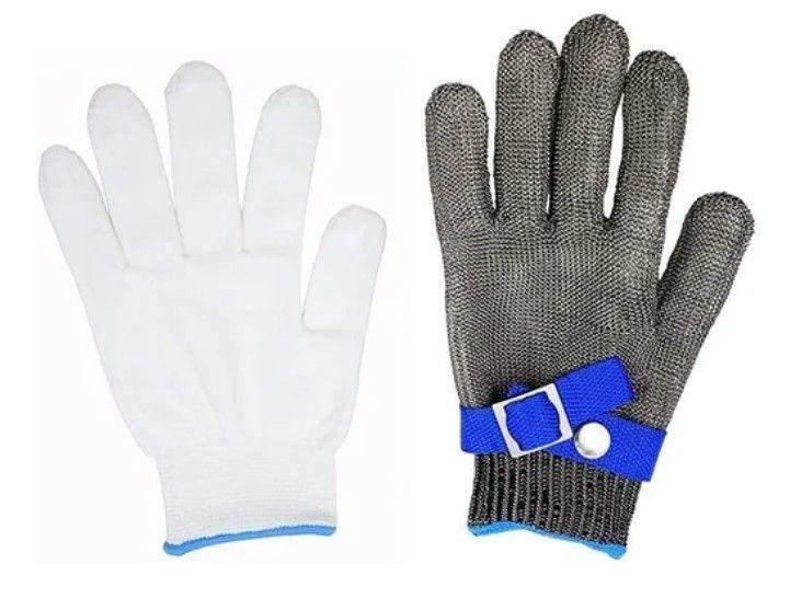 Guante Anticorte Carnicero Resistente De Acero Inoxidable-1