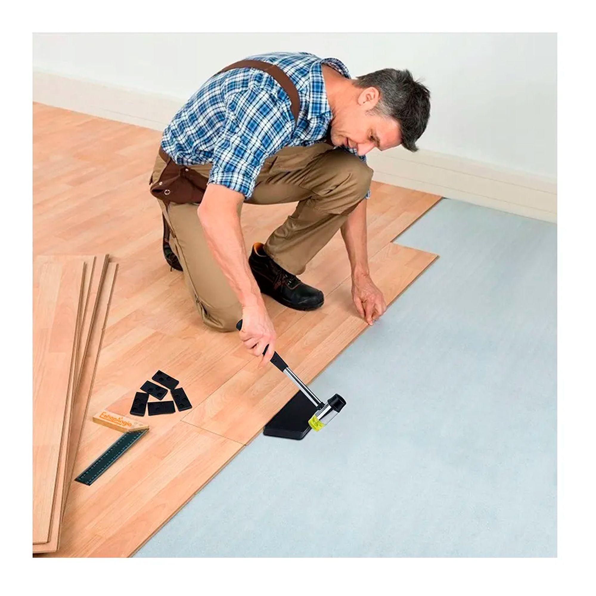 Kit Instalación Piso Flotante Profesional Con Martillo Goma-2