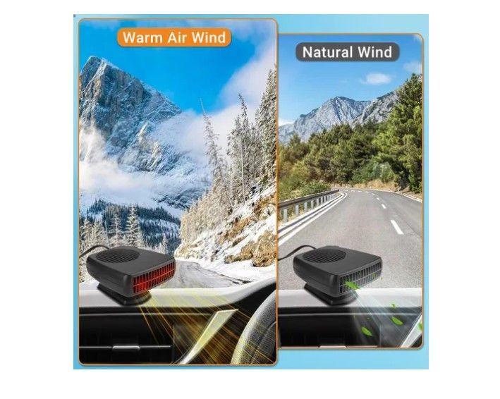 Calefactor De Auto Y Ventilador 12v 150w 2 En 1-4