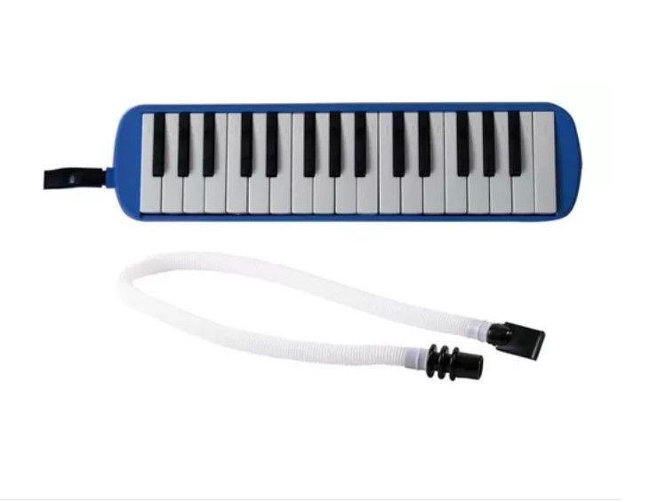 Melódica Teclado 32 Notas + Boquilla + Estuche Maletin /azul-1