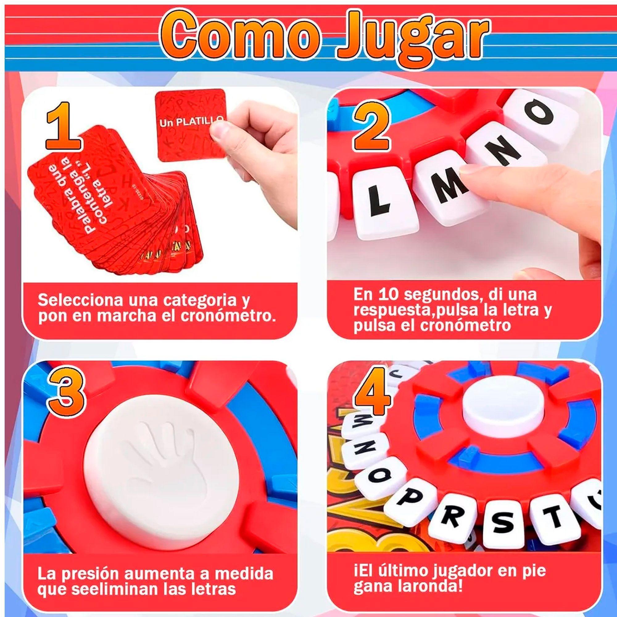 Basta Juego De Mesa En Español Basta Familiar Niños Fiesta-2