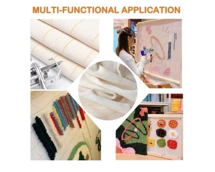 Tela Monje Tufting + Tela Antideslizante 2x1.5mts Accesorios-4