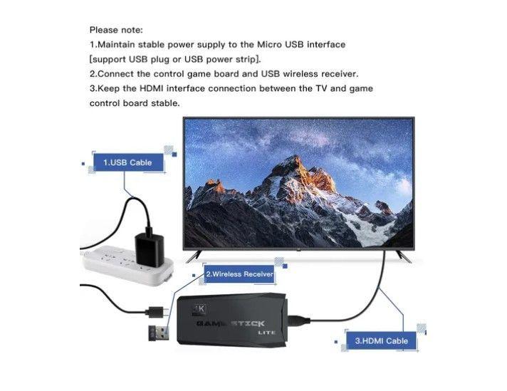 Gamer Stick 4k M8 Lite Para Tv Con Más De 20000 Juegos-5