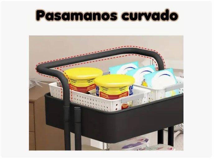 Carrito Organizador Con Ruedas Multiuso 3 Niveles-2