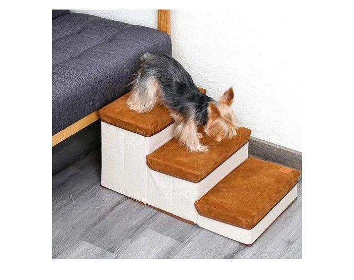 Escalera Plegable Para Mascotas Pequeñas De 3 Pisos-4