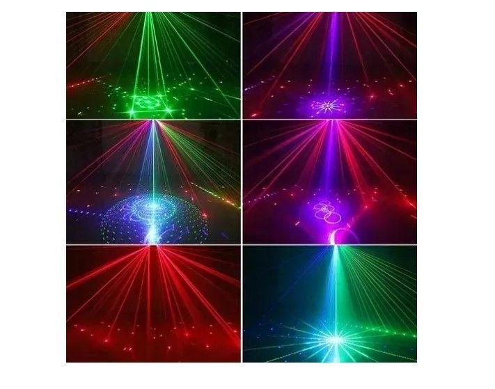 Laser Party Light 6 Ojos Led Iluminación Eshopangie 220v-3