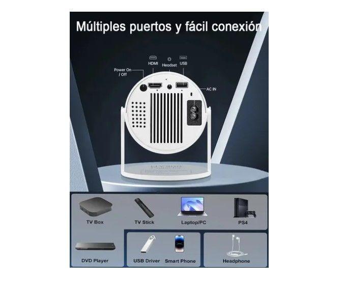 Mini Proyector Portátil Ultra Hd 4k Wifi Bluetooth Android11-5