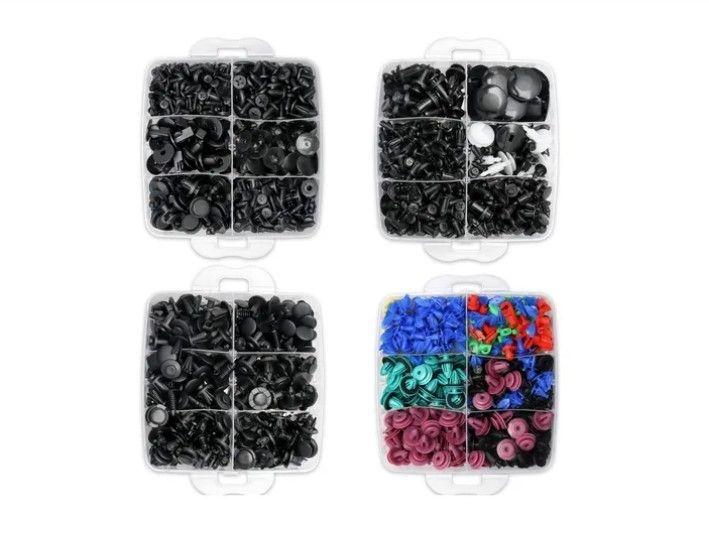 Kit 1295 Clip Broche Retencion Plastico Auto Lata Tapabarro-2
