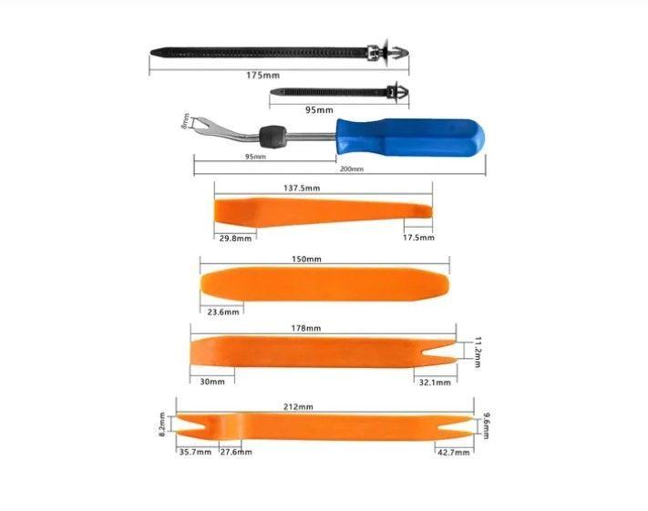 Kit 1295 Clip Broche Retencion Plastico Auto Lata Tapabarro-6