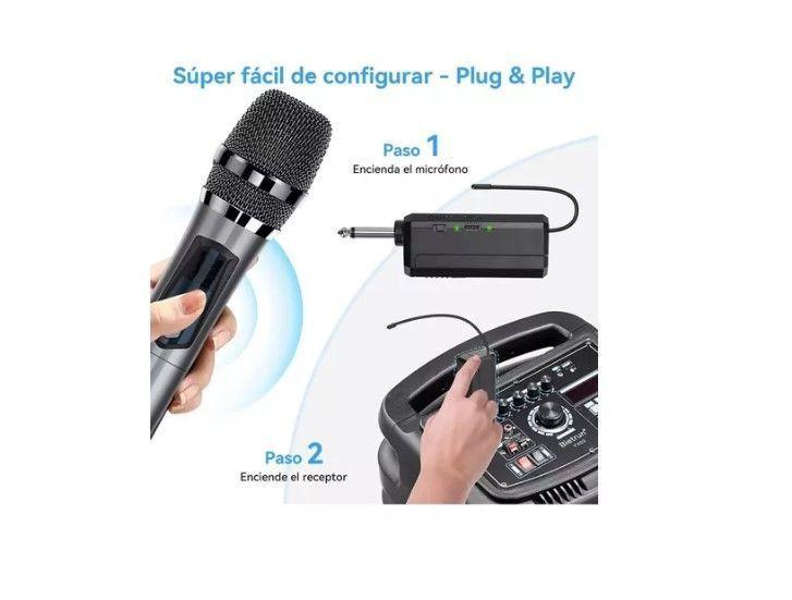 Micrófono Inalámbrico Profesional Karaoke Kit 2pcs-4
