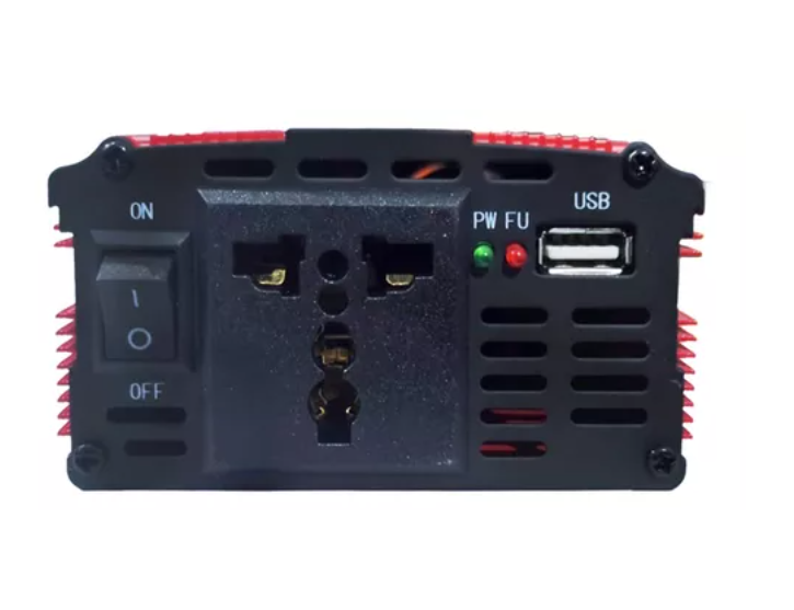 Inversor De Corriente Auto 500w 12v A 220v Convertidor-1