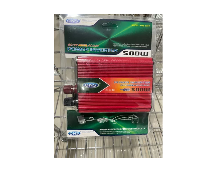 Inversor De Corriente Auto 500w 12v A 220v Convertidor-2