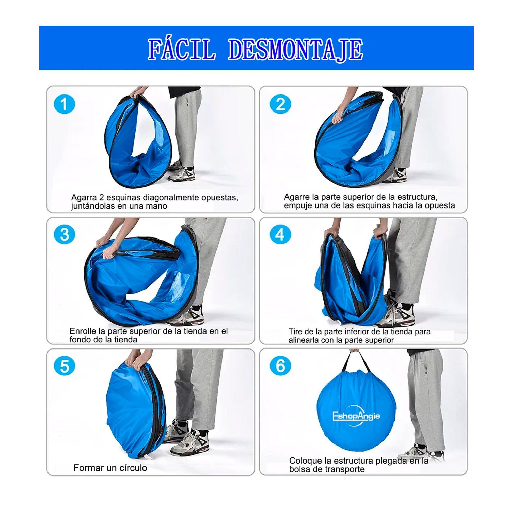 Carpa Baño Vestidor Portatil Camping Playa Ducha Autoarmable-3