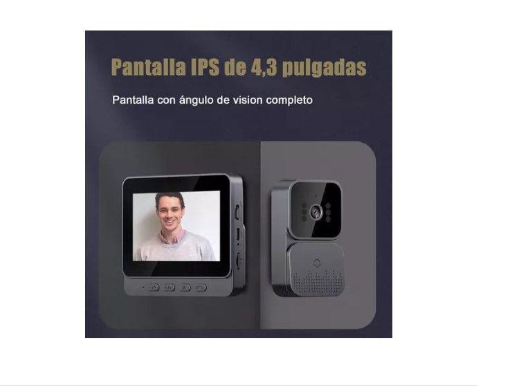 Citofono Timbre Camara Inalambrico Con Pantalla 4.3 Lcd-3