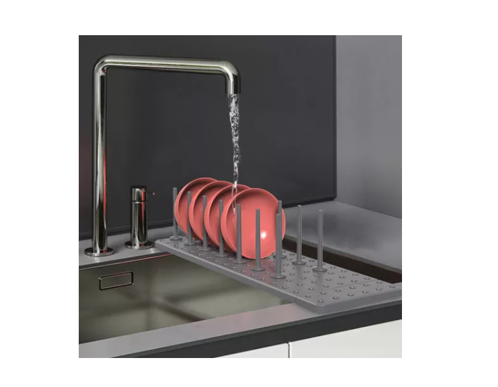 Estante Ajustable Drenaje Cocina Tipo De Cajón Organizador-2