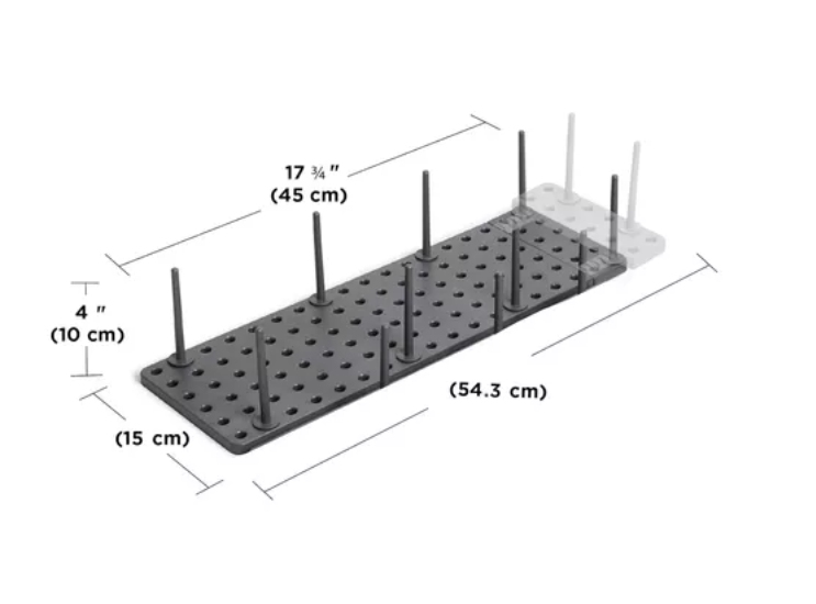Estante Ajustable Drenaje Cocina Tipo De Cajón Organizador-3
