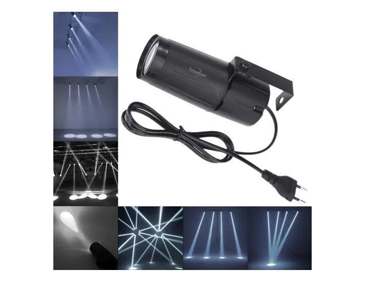 Foco Luz De Escenario Led Blanco Para Bola Disco Espejo 3w-2
