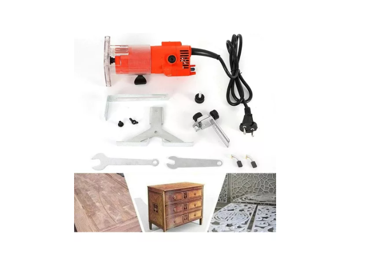 Kit Fresadora Router Tupi 33000rpm Toma 1/4 + Set 12 Brocas-3