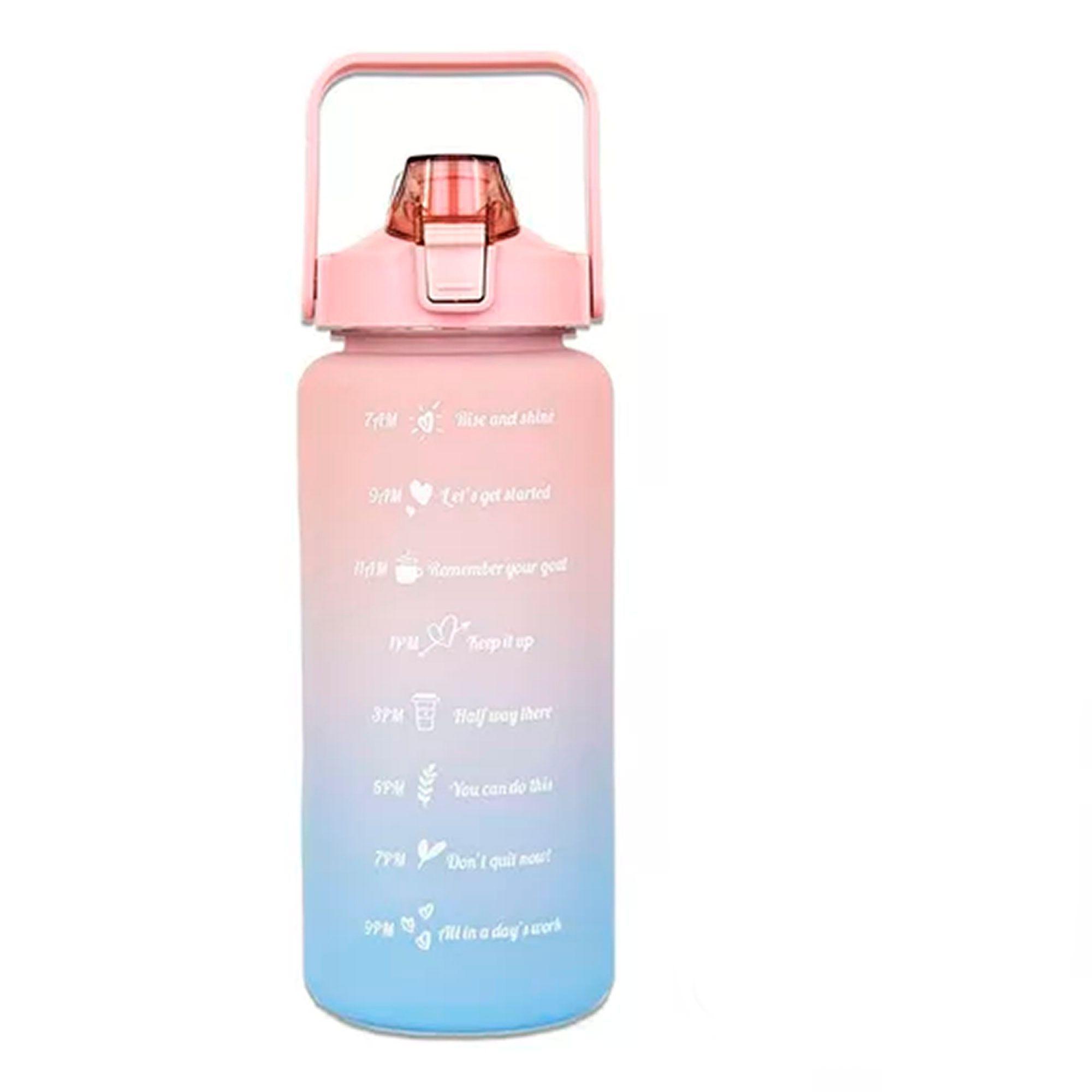 Botella De Agua Motivacional Gran Capacidad 2ltrs Deportiva-0