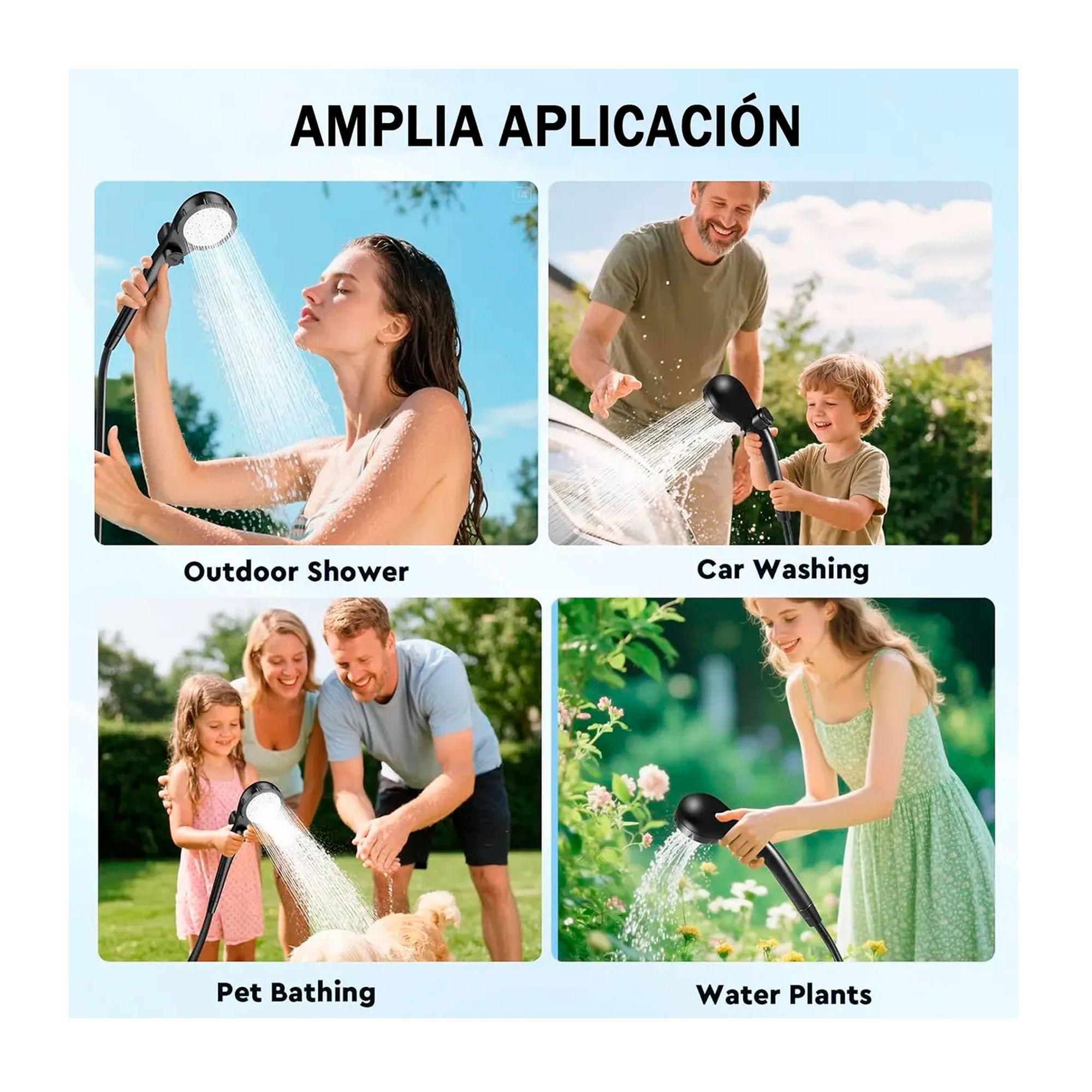 Ducha Portatil Camping 20l Recargable Con Pantalla Led-6