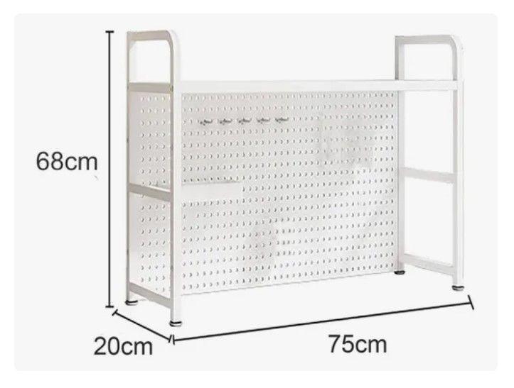Rack Estante Organizador De Escritorio 1 Nivel 75x68x20-4