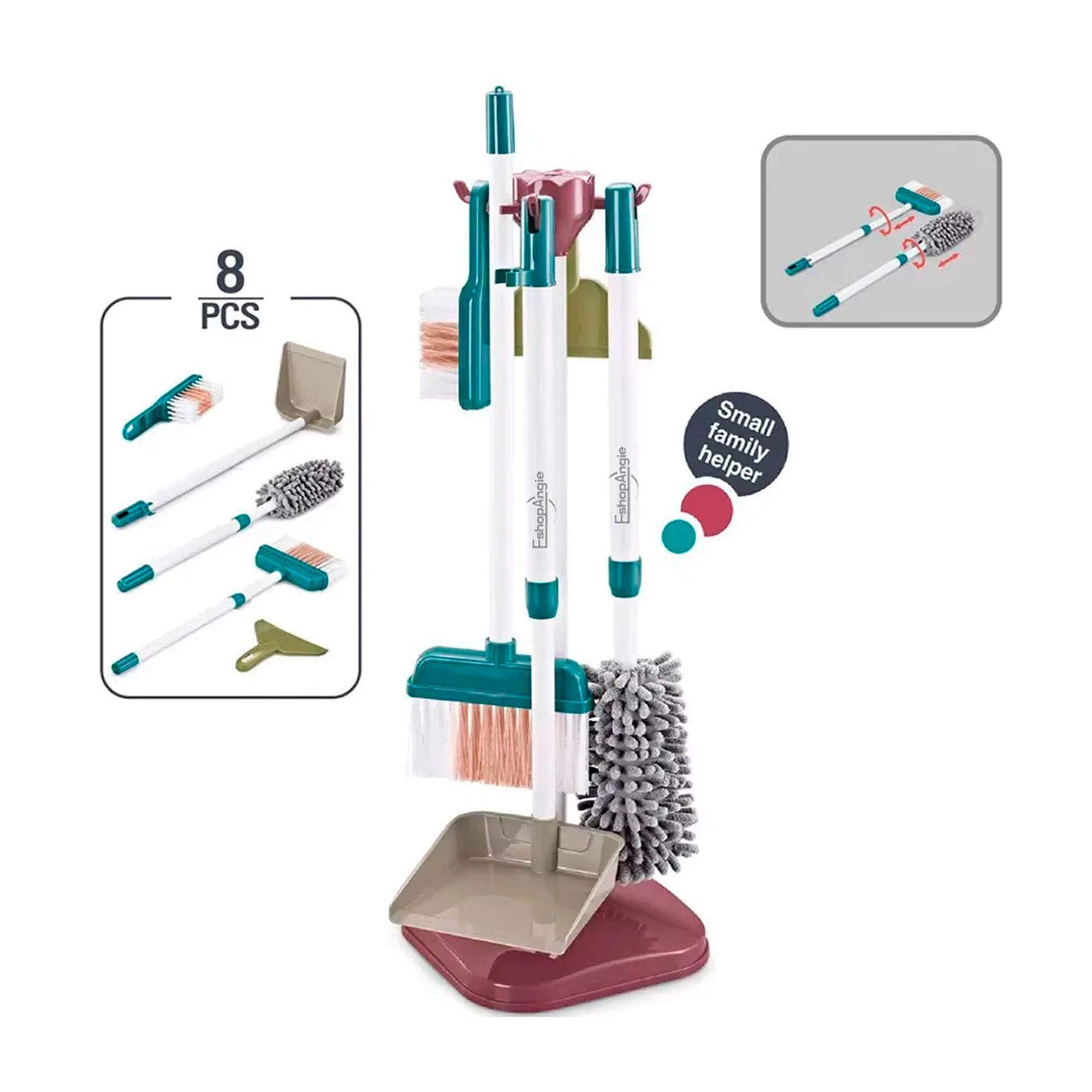 Juguete De Limpieza Set 8pcs Juego De Aseo Didáctico Niños-2