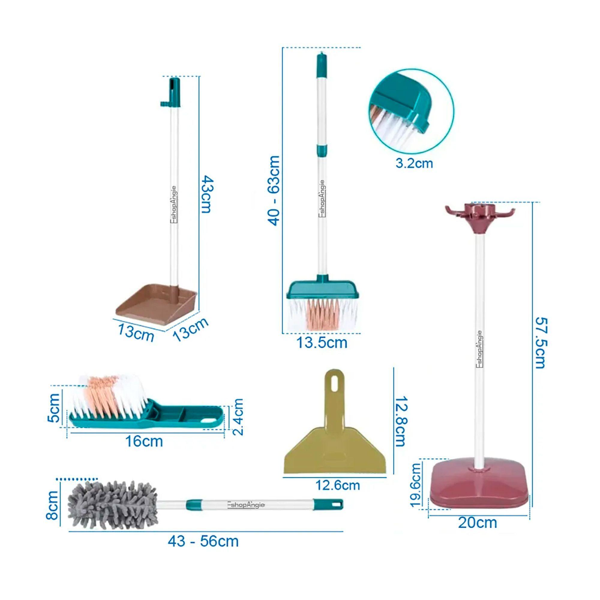 Juguete De Limpieza Set 8pcs Juego De Aseo Didáctico Niños-3