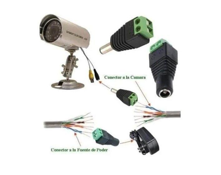 Pack X10 Conector Dc Hembra De Poder Dc Cámaras-3