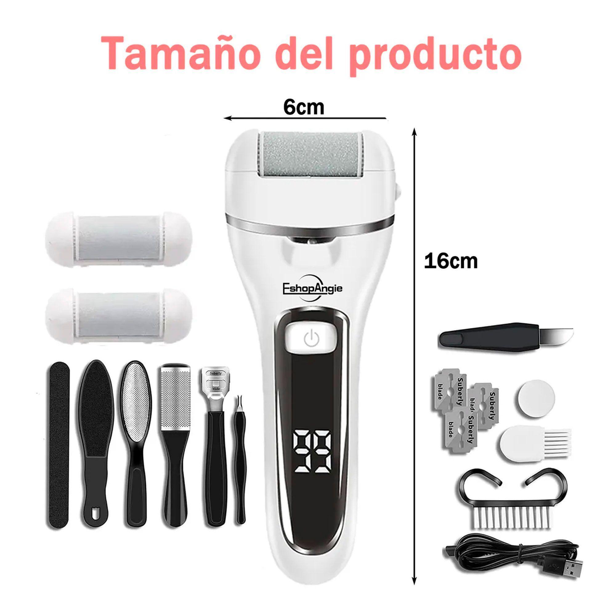 Removedor De Callos Eléctrico De Pie Kit Pedicura Recargable-1