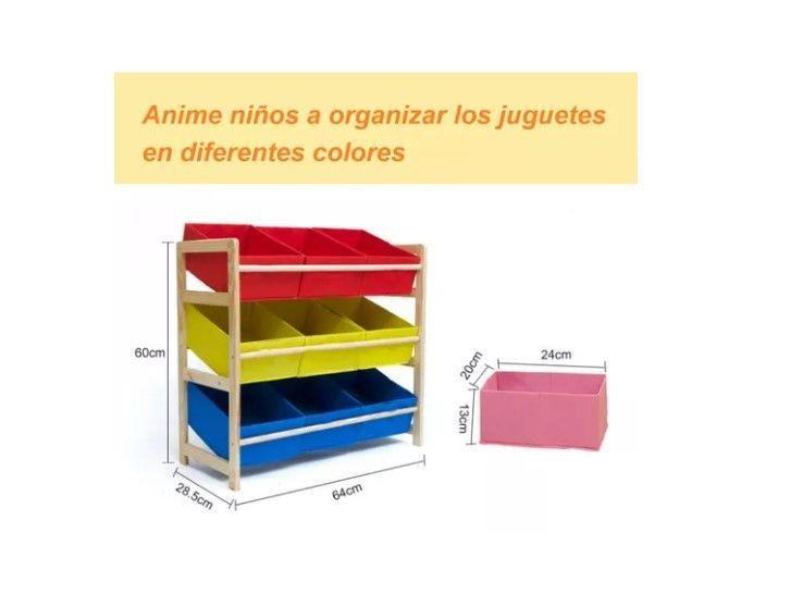 Estante Infantil Organizador De Juguetes Repisa 64x28.5x60cm-1