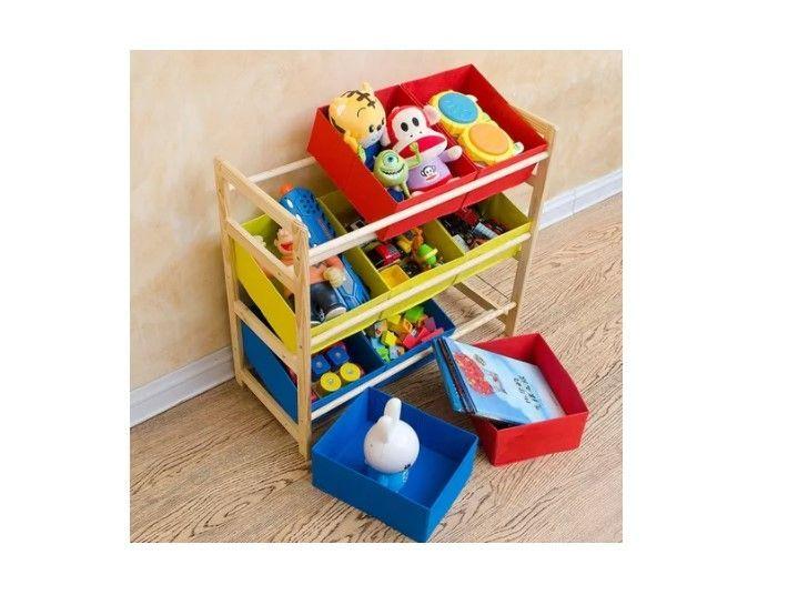 Estante Infantil Organizador De Juguetes Repisa 64x28.5x60cm-3