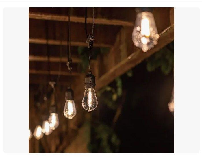 Guirnalda Luces Led 20 Metros Unible Exterior 20 Ampolletas-2