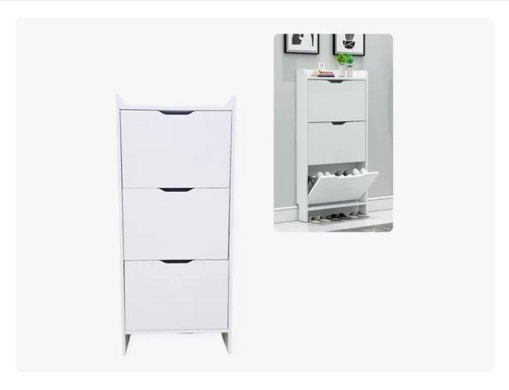 Organizador Mueble Zapatero Cajonera Para Zapatos 3 Niveles-1