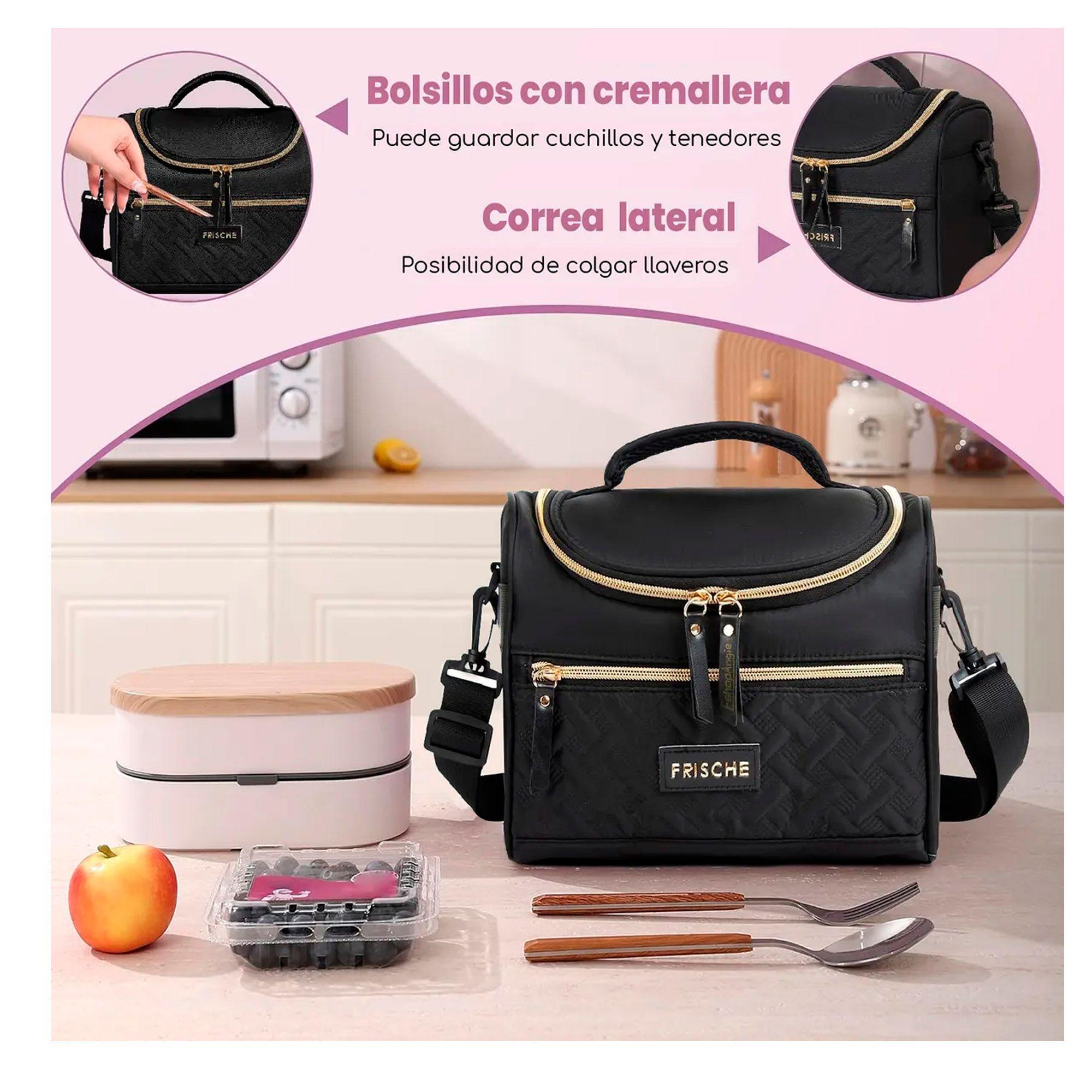 Bolso Lonchera Termica Para Almuerzo Colacion Lunch-4