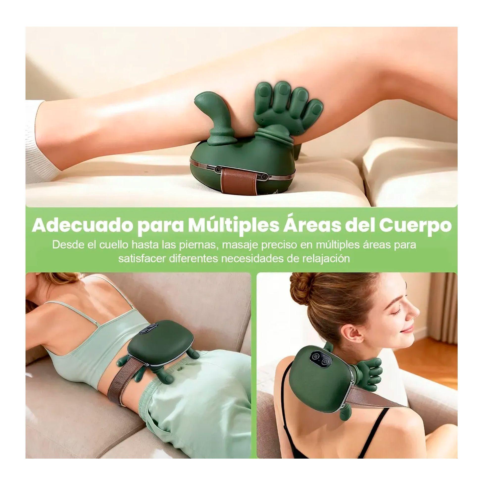 Masajeador De Cuello Y Hombros Con Calor Recargable-3